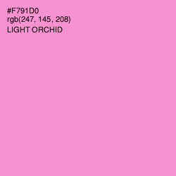 #F791D0 - Light Orchid Color Image